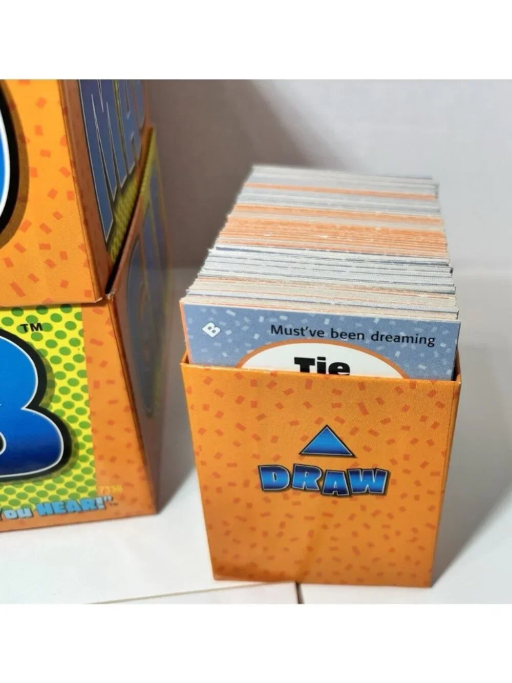 1995 MAD GAB Card Board Game USED TIMER WORKS